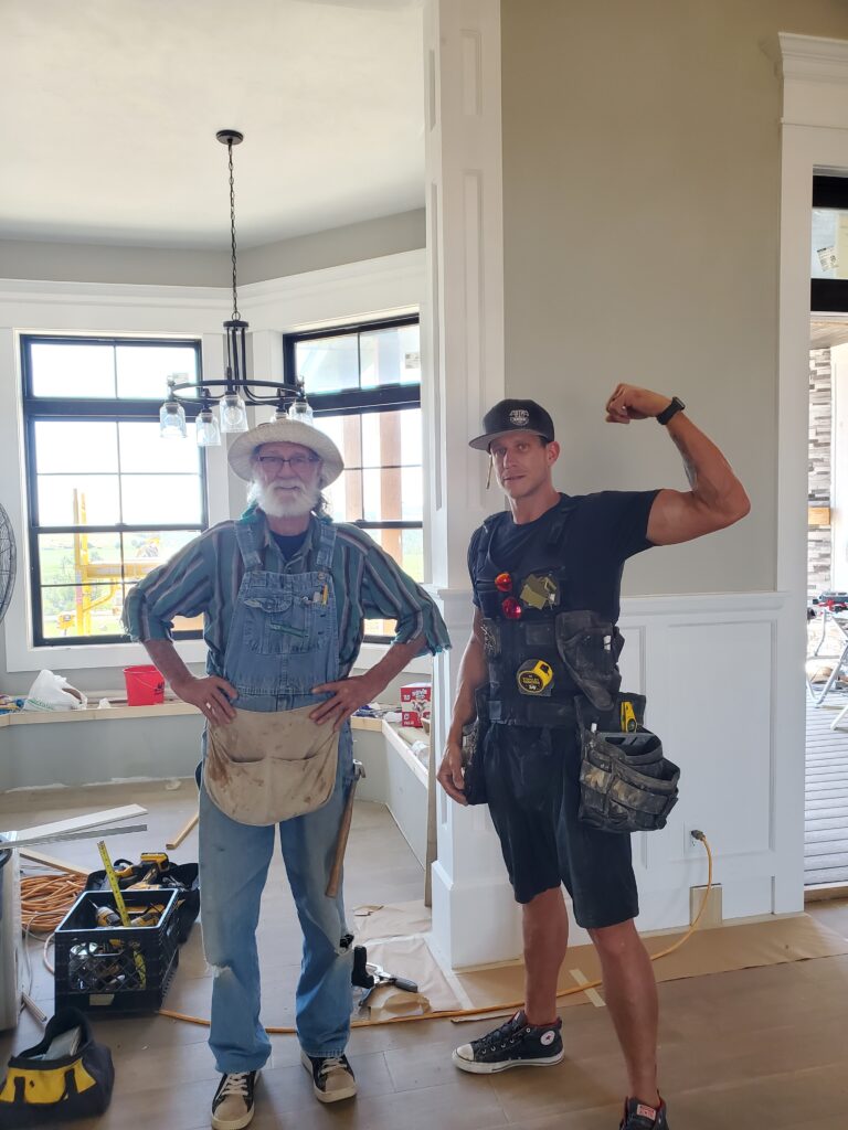Team members of JG Carpentry at Home Remodel in Spearfish, SD.